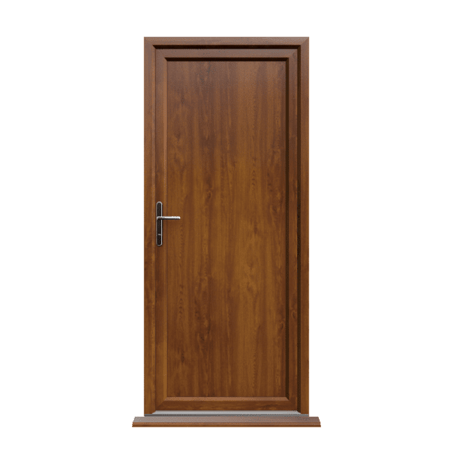 Coventry - Golden Oak On White uPVC Door Supply Only 1 Coventry - Golden Oak On White uPVC Door Supply Only