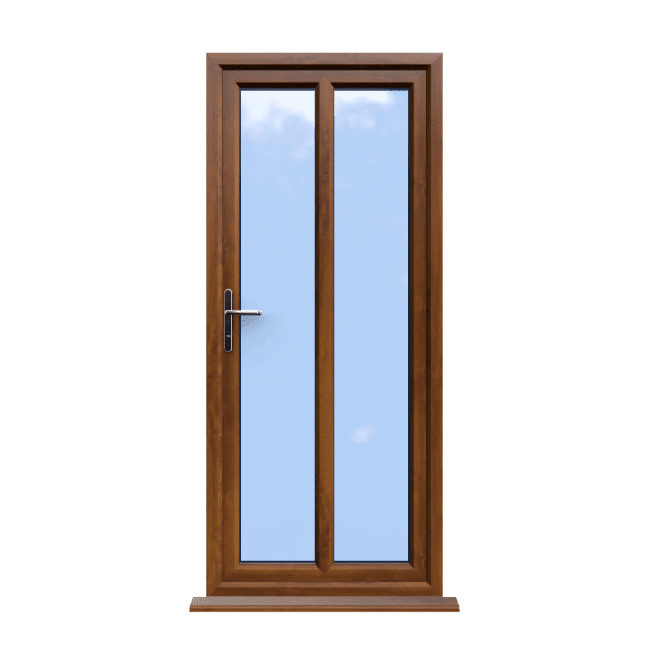 Reading - Golden On White Oak uPVC Door Supply Only 1 Reading - Golden On White Oak uPVC Door Supply Only