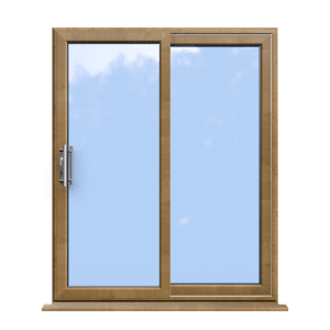 Irish Oak uPVC Patio Door Slider Supply Only