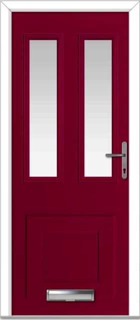 Red Knightsbridge Composite Door 1 Red Knightsbridge Composite Door