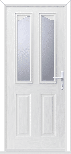 White Aprilla 2 GRP Composite Door 1 Aprilla 2 GRP Composite Door