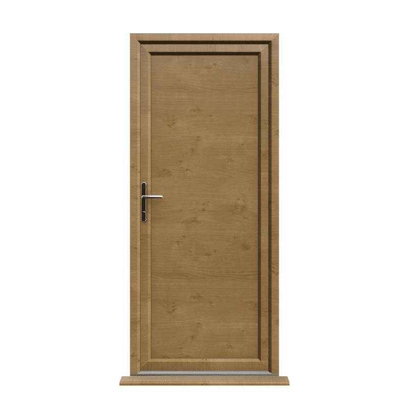 Coventry - Irish On White Oak uPVC Door Supply Only 1 Coventry - Irish On White Oak uPVC Door Supply Only