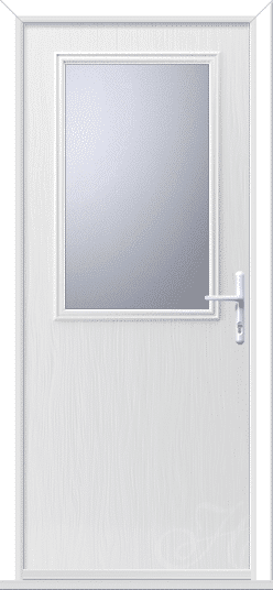 White Flush Escala 1 GRP Composite Door 1 Flush Escala 1 GRP Composite Door