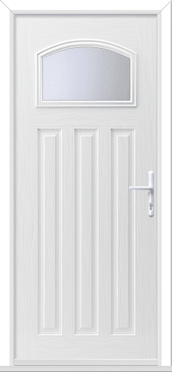 White Hebden GRP Composite Door 1 Hebden GRP Composite Door