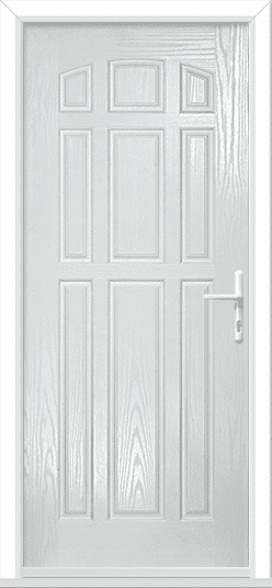 White Impala Solid GRP Composite Door 1 Impala Solid GRP Composite Door