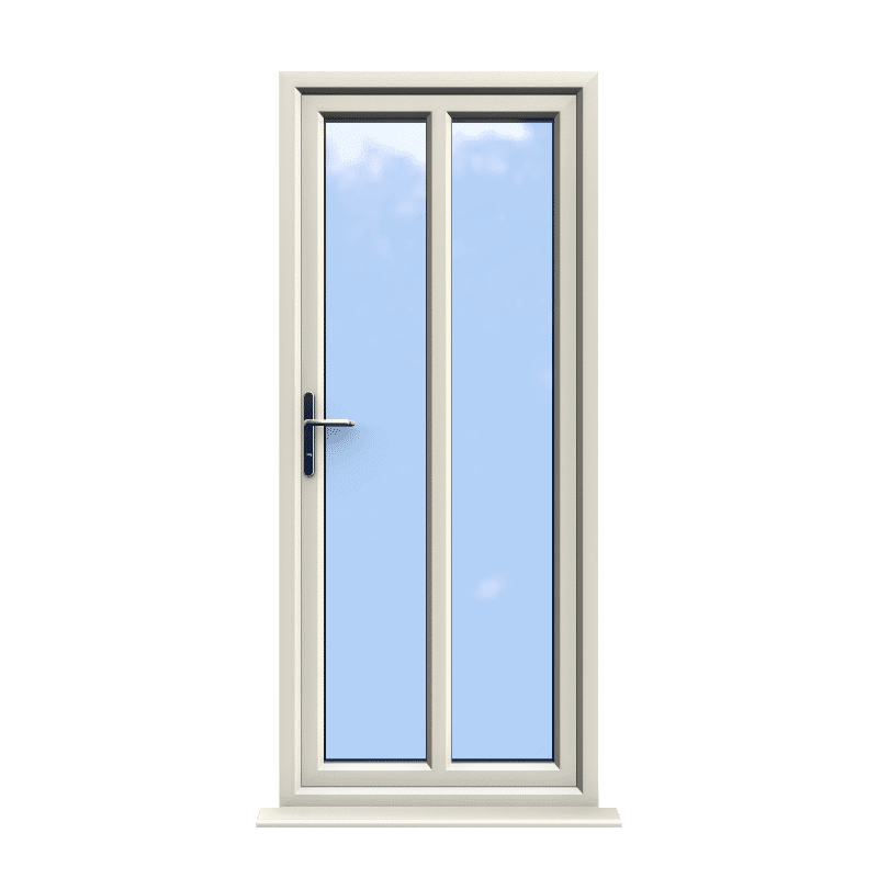Reading - Cream On White uPVC Door Supply Only 1 Reading - Cream On White uPVC Door Supply Only