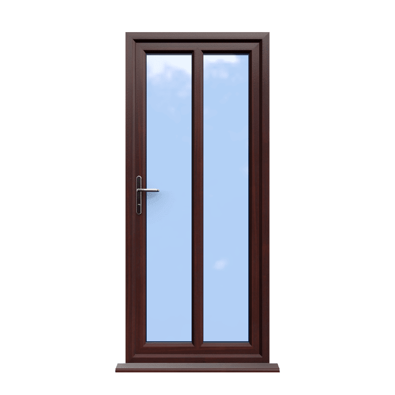 Reading - Rosewood On White uPVC Door Supply Only 1 Reading - Rosewood On White uPVC Door Supply Only