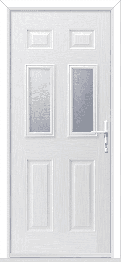 White Sorpasso 2 GRP Composite Door 1 White Sorpasso 2 GRP Composite Door