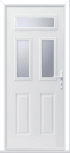 White Sorpasso 3 GRP Composite Door 1 White Sorpasso 3 GRP Composite Door
