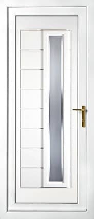 Monaco One Patterned Panel uPVC Door 1 Monaco One Patterned Panel uPVC Door