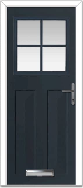 Anthracite Grey Eaton Grid Composite Door 1 Anthracite Grey Eaton Grid Composite Door