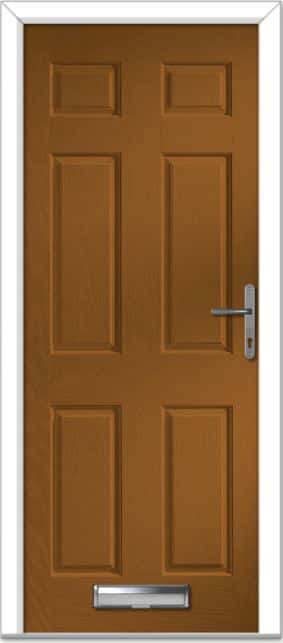 Golden Oak Muirfield Solid Composite Door 1 Golden Oak Muirfield Solid Composite Door