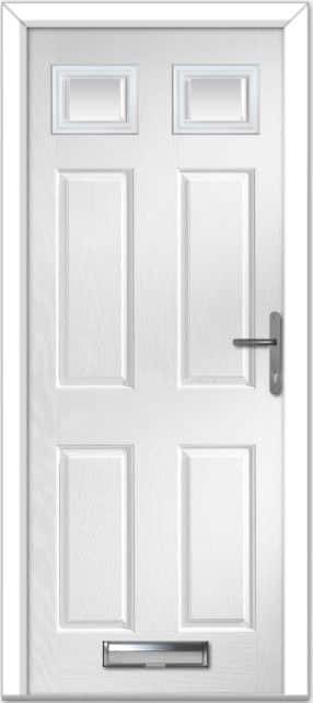 White Muirfield Composite Door 1 White Muirfield Composite Door