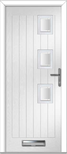 White Seminole 3 Right Farmhouse Composite Door 1 White Seminole 3 Right Farmhouse Composite Door