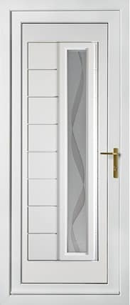 Monaco One Harmony Verona White Panel uPVC Door