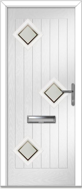 White Belfry 3 Right Composite Door Order