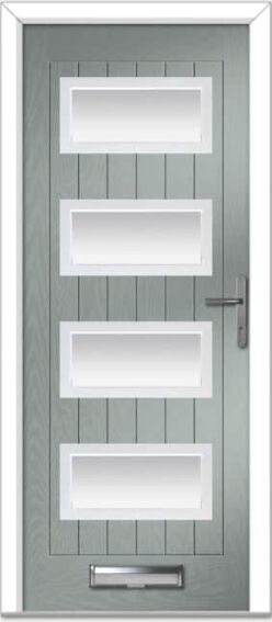 Agate Grey Oakmont Farmhouse Composite Door