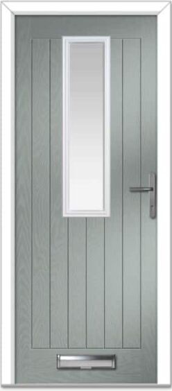 Agate Grey Saunton Farmhouse Composite Door