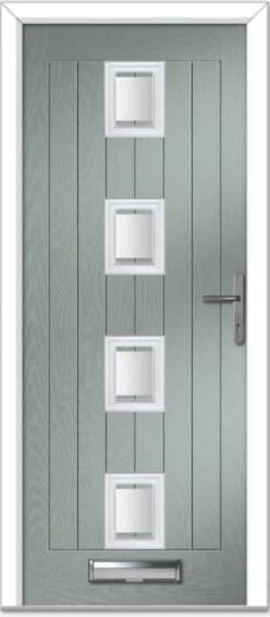 Agate Grey Seminole 4 Centre Farmhouse Composite Door