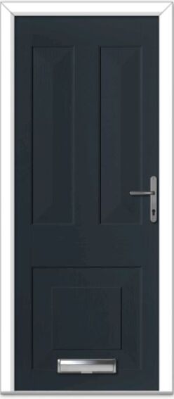 Anthracite Grey Knightsbridge Solid Composite Door