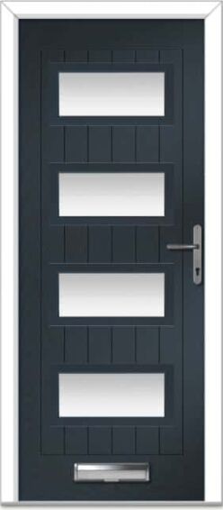 Anthracite Grey Oakmont Farmhouse Composite Door