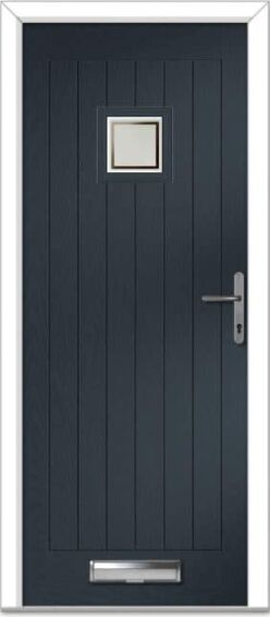 Anthracite Grey Pavero Square Farmhouse Composite Door
