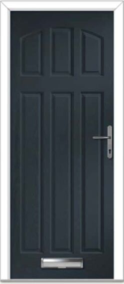 Anthracite Grey St Andrews Solid Composite Door