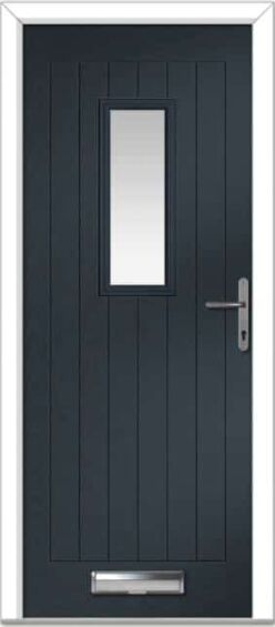 Anthracite Grey Sunningdale Farmhouse Composite Door