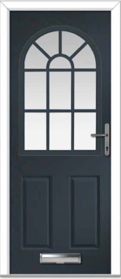 Anthracite Grey Turnberry Grid Composite Door