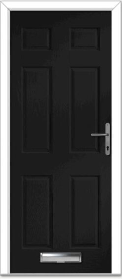 Black Muirfield Solid Composite Door