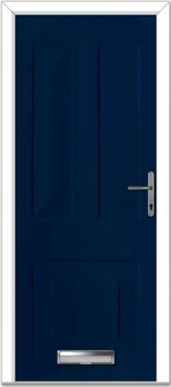 Blue Knightsbridge Solid Composite Door