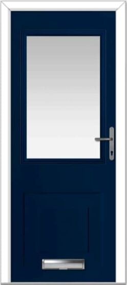 Blue Tatton 4 Grid Lite Composite Door