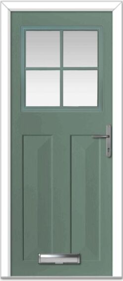 Chartwell Green Eaton Grid Composite Door
