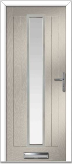 Cream Augusta Long Centre Farmhouse Composite Door