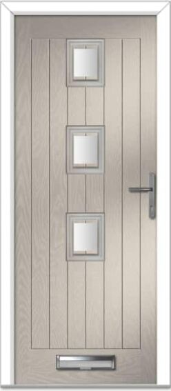 Cream Seminole 3 Centre Farmhouse Composite Door