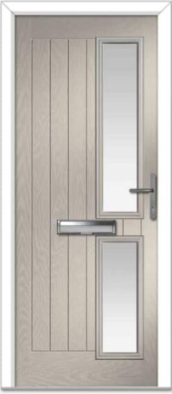 Cream Valderrama Right Farmhouse Composite Door