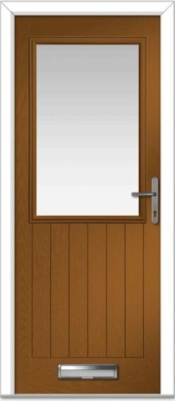 Golden Oak Lyntham Farmhouse Composite Door