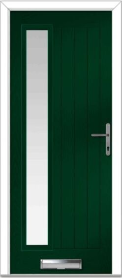 Green Augusta Long Left Farmhouse Composite Door Order