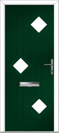 Green Belfry 3 Left Composite Door