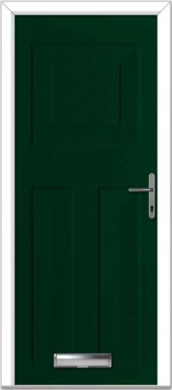 Green Eaton Solid Composite Door