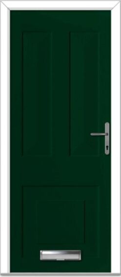 Green Knightsbridge Solid Composite Door