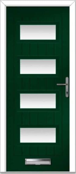 Green Oakmont Farmhouse Composite Door
