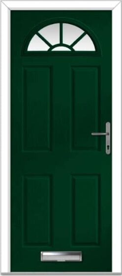 Green Portrush Sunburst Composite Door