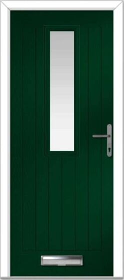 Green Saunton Farmhouse Composite Door