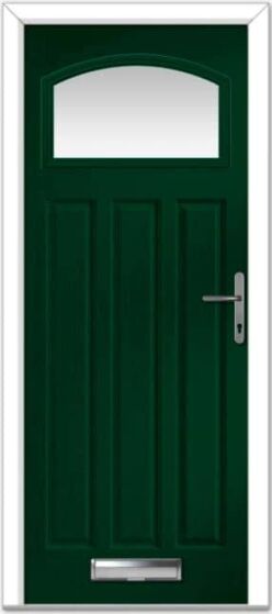 Green St Andrews Composite Door