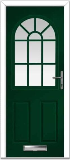 Green Turnberry Grid Composite Door