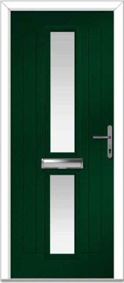 Green Valderrama Centre Farmhouse Composite Door