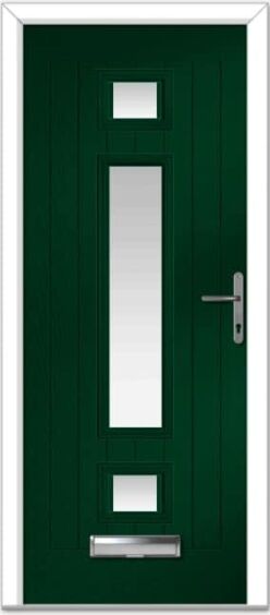 Green Vilamoura Farmhouse Composite Door