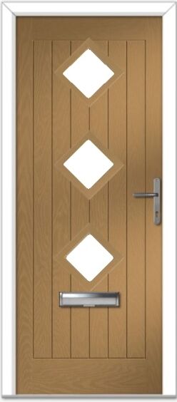 Irish Oak Belfry 3 Farmhouse Composite Door