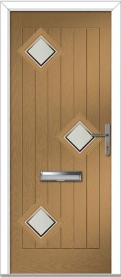 Irish Oak Belfry 3 Right Composite Door